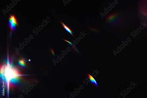 light prism effect overlay