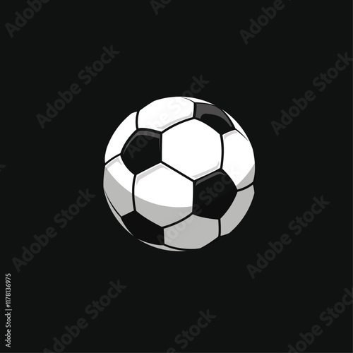 Soccer ball icon flat vector design