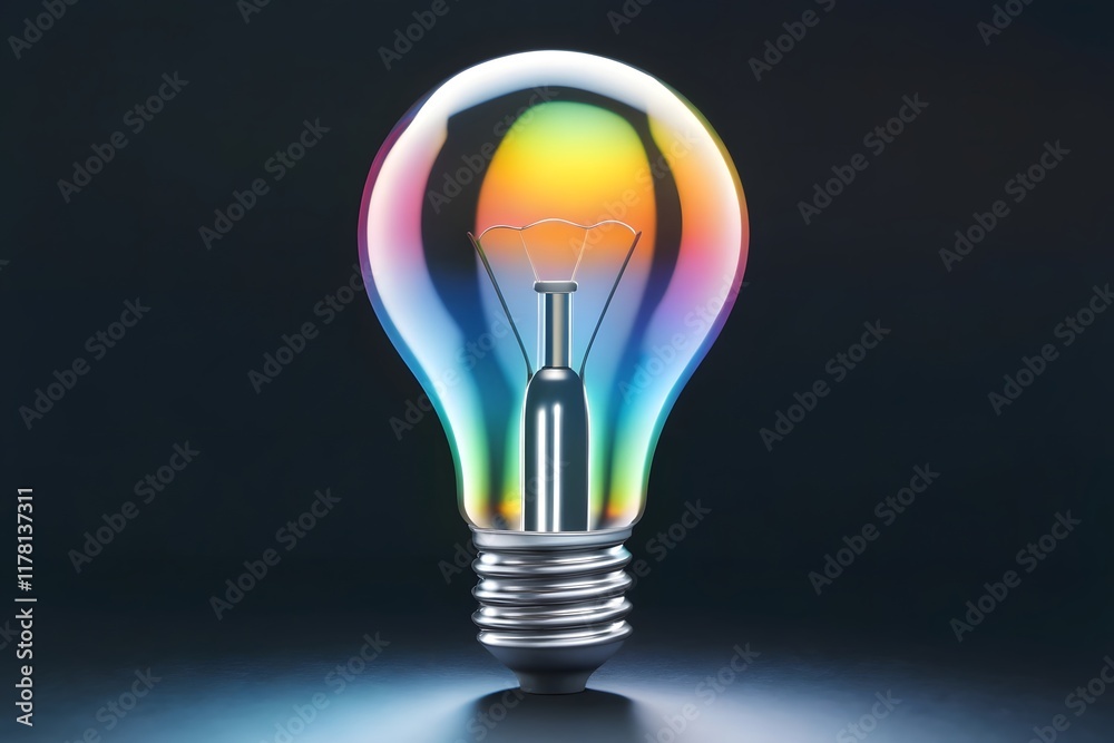 light bulb on black background light bulb on black background