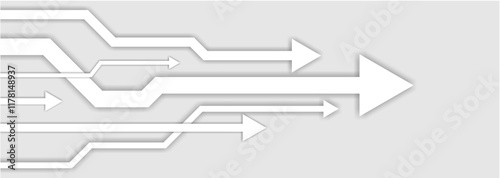 abstract arrow accelerator