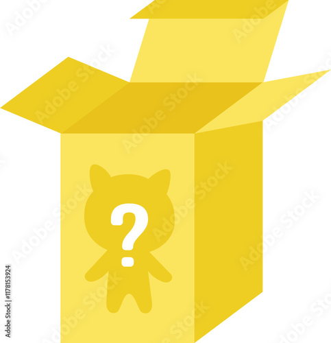 A Blind box mystery box for Toy icon.