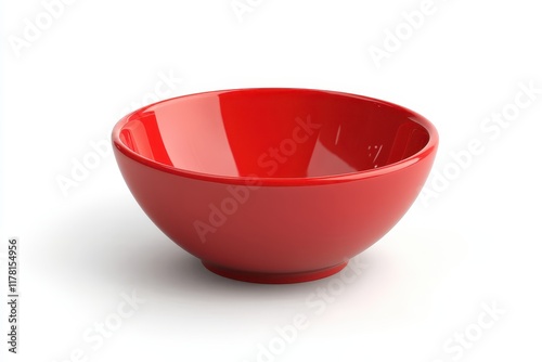 Bowl of French fries on white background