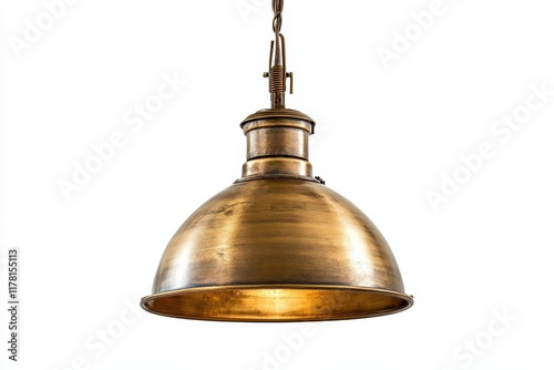 Brass hanging light