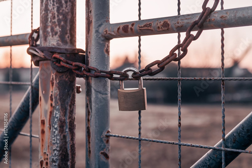 chain and padlock photo