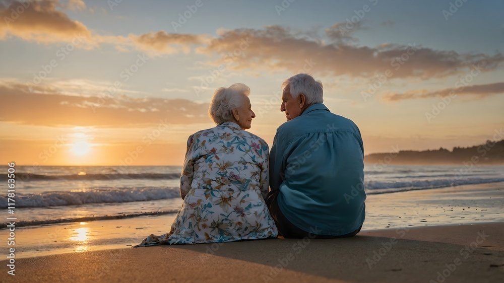 Fototapeta premium Beach Sunset 