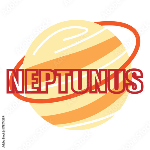 Planet neptunus icon