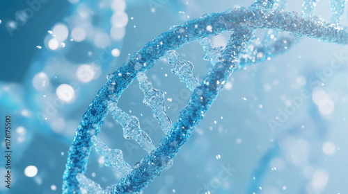 Abstract deoxyribonucleic acid DNA