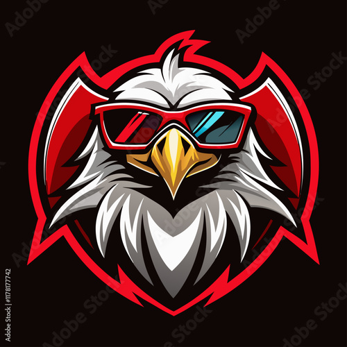 Red Eagel esport logo photo