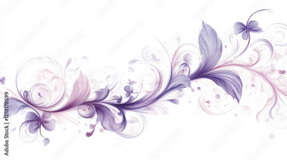 Decorative graphic art with white background Decorative graphic art with white background