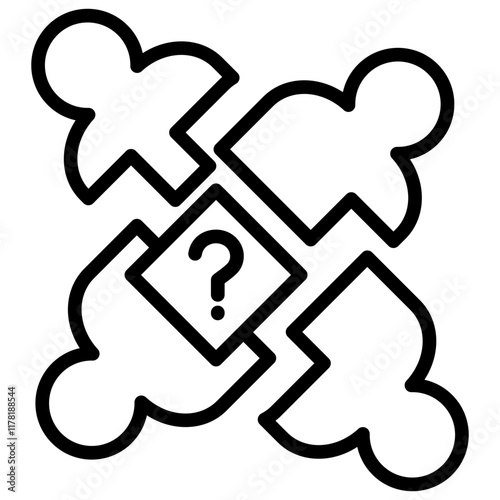 Customer Assessment Symple Concept  Line Icon