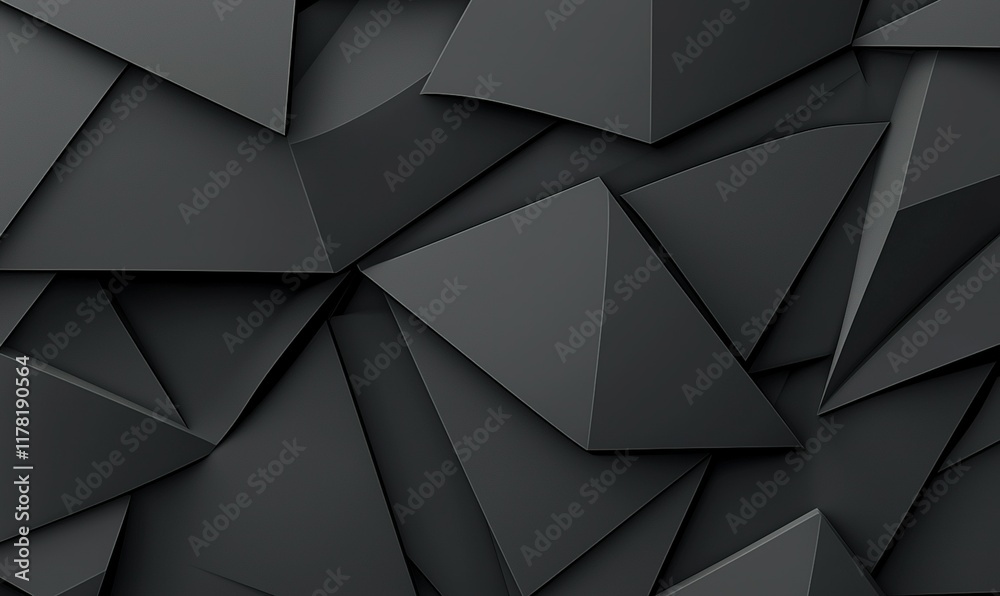 Dark geometric abstract background with triangular shapes, ideal for website or print. Dark geometric abstract background with triangular shapes, ideal for website or print.