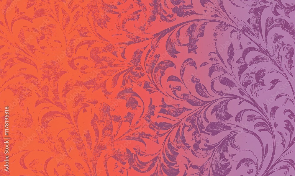Pink & purple floral swirl gradient background for design projects. Pink & purple floral swirl gradient background for design projects.