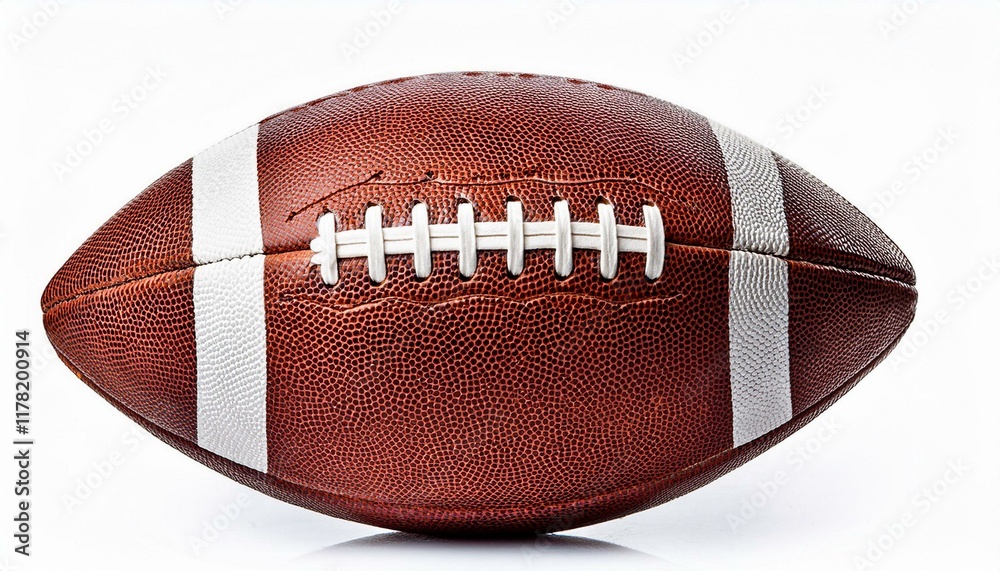 Fototapeta premium American football ball isolated on white background.