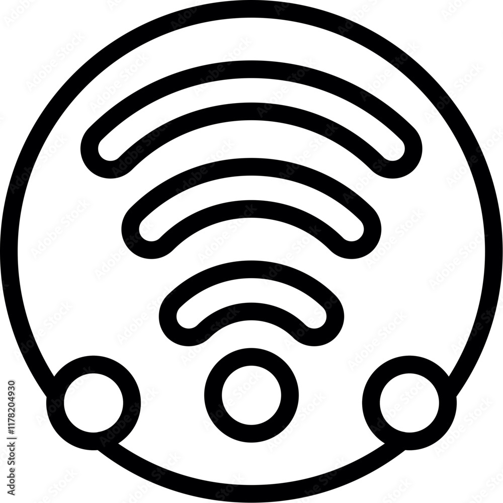 Free Wi-Fi Symbol Icon Free Wi-Fi Symbol Icon