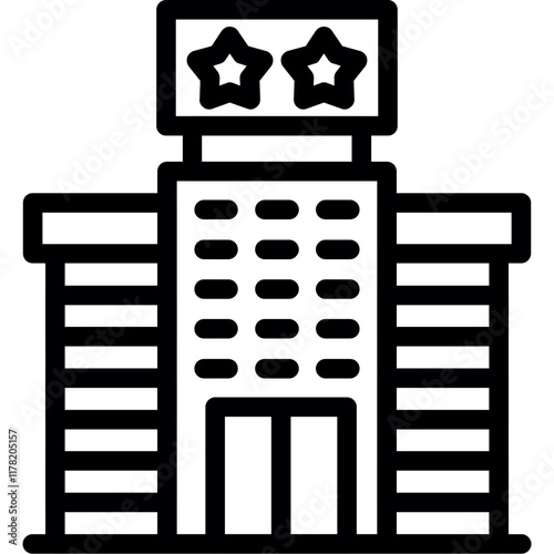 Hotel Building Icon