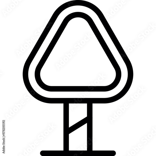 Yield Sign Icon