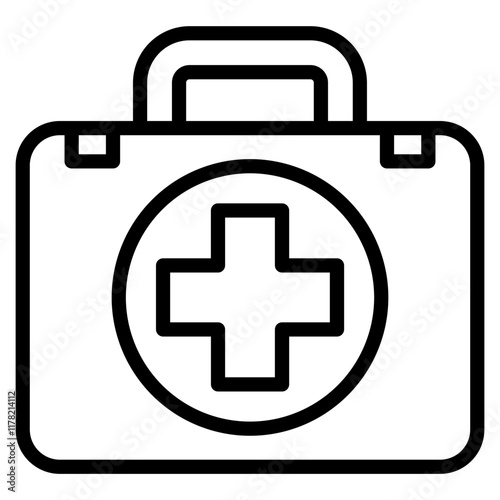 First Aid Kit Icon Element For Design