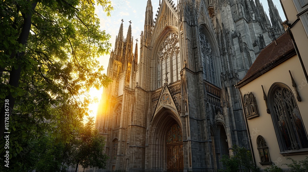 Fototapeta premium Majestic Cathedral Architecture