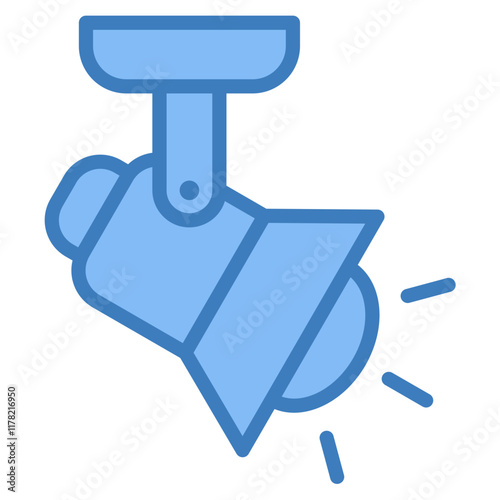 Stage Lights Icon Element For Design