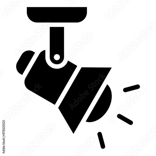 Stage Lights Icon Element For Design