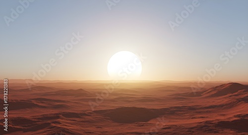 sunrise on mars