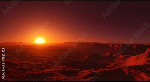Sunrise on Mars, Martian sunrise