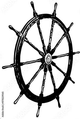ship steering wheel