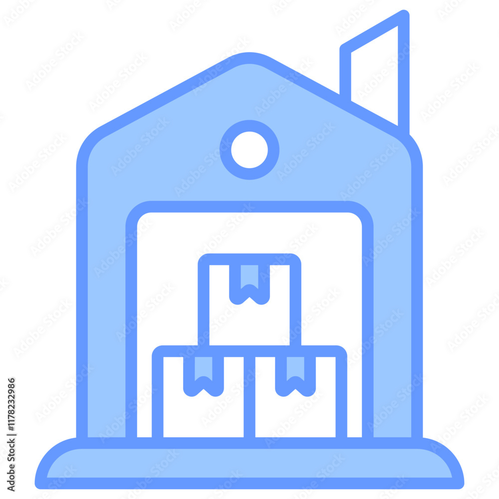 Fototapeta premium Warehouse Icon