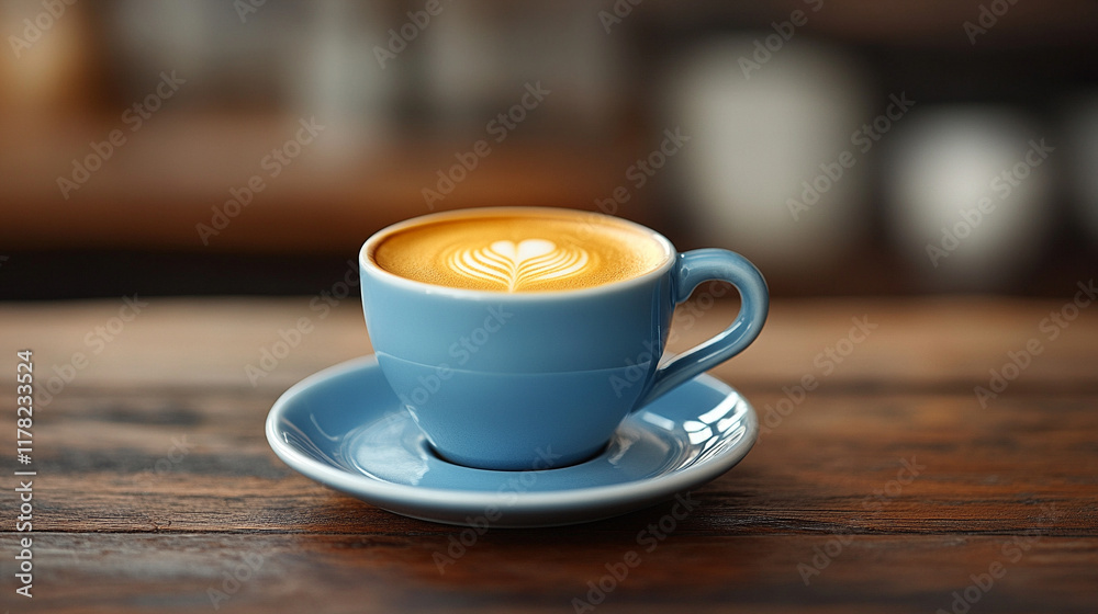 A single espresso cup sits on a clean saucer with a blurred chaotic background and empty caption space beside it, evoking simplicity amidst disorder
A single espresso cup sits on a clean saucer with a blurred chaotic background and empty caption space beside it, evoking simplicity amidst disorder
