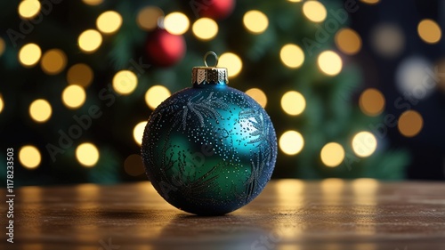 Interior christmas. magic glowing tree fireplace gifts in dark
