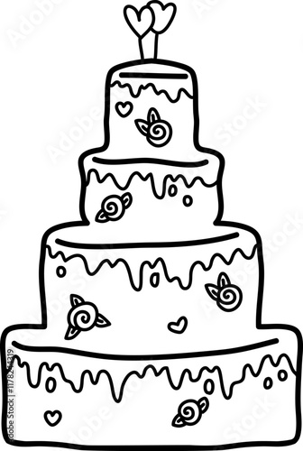 Wedding Cake Sketch