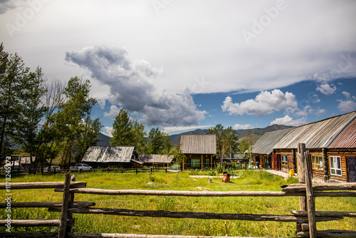 Baihaba Scenic Area, Xinjiang, China photo