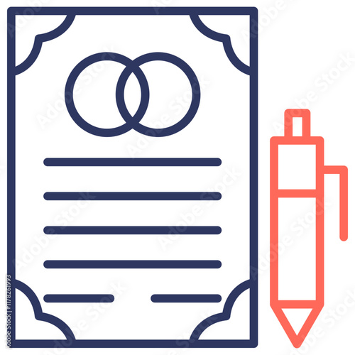 Wedding Contract Icon