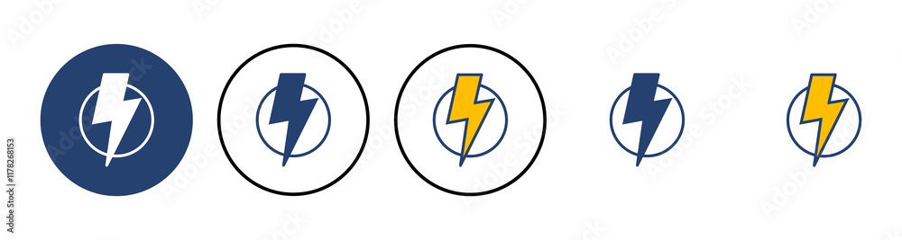 Power icon vector. Power Switch Icon. Electric power Power icon vector. Power Switch Icon. Electric power