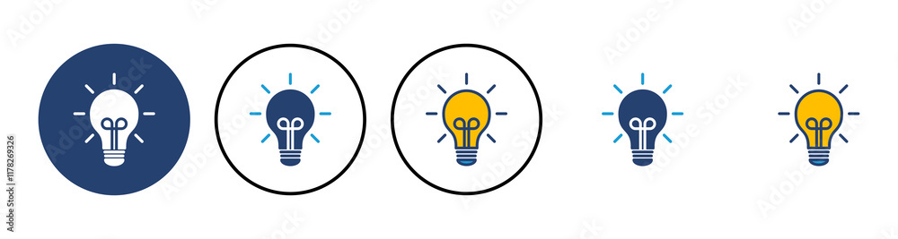 Lamp icon vector. Light bulb icon vector. idea symbol. Lamp icon vector. Light bulb icon vector. idea symbol.