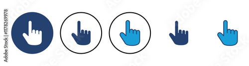 Hand icon vector. hand vector icon, palm
