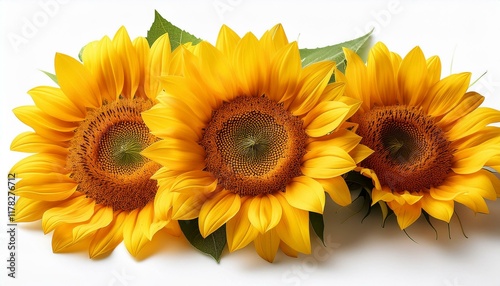 sunflower flowers isolated on white background yellow yellow flower isolated photo summer flowers on white background