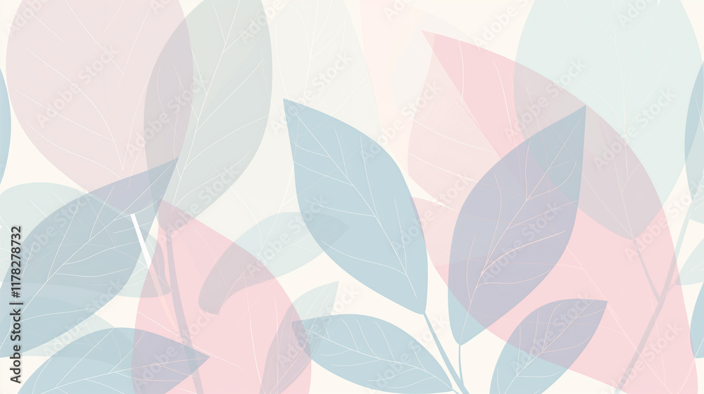 a soft, abstract background featuring translucent leaves in overlapping shades. the delicate design creates a minimalist, nature-inspired pattern suitable for decorative and artistic purposes. a soft, abstract background featuring translucent leaves in overlapping shades. the delicate design creates a minimalist, nature-inspired pattern suitable for decorative and artistic purposes.