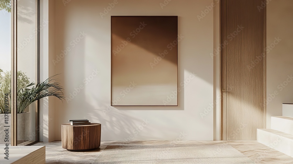 Fototapeta premium Modern interior design. Loft and vintage of living room. 