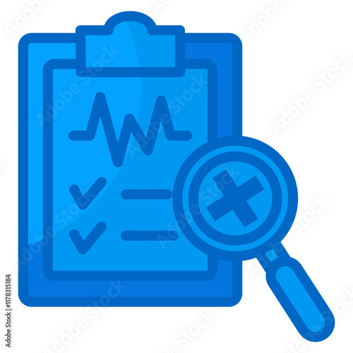 Medical Research  Icon Element For Design