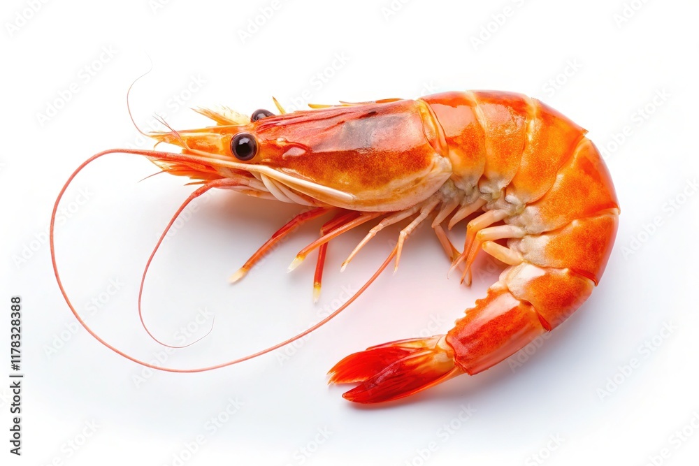 Fresh shrimp, minimalist style, clean plate presentation. Fresh shrimp, minimalist style, clean plate presentation.