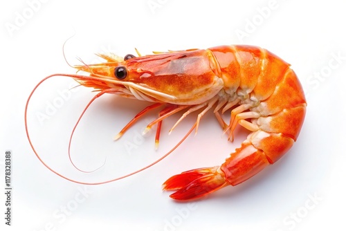 Wallpaper Mural Fresh shrimp, minimalist style, clean plate presentation. Torontodigital.ca