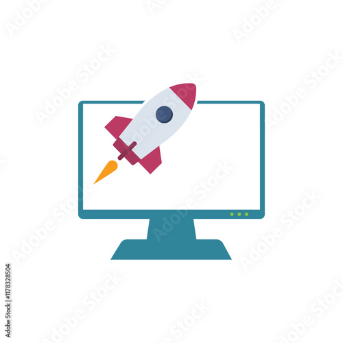 Rocket logo icon