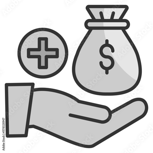 Compensation And Benefits  Icon Element For Design