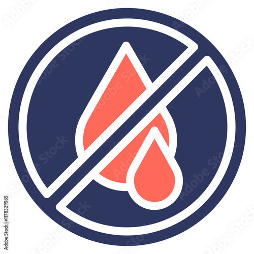 Trans Fat glyph color icon