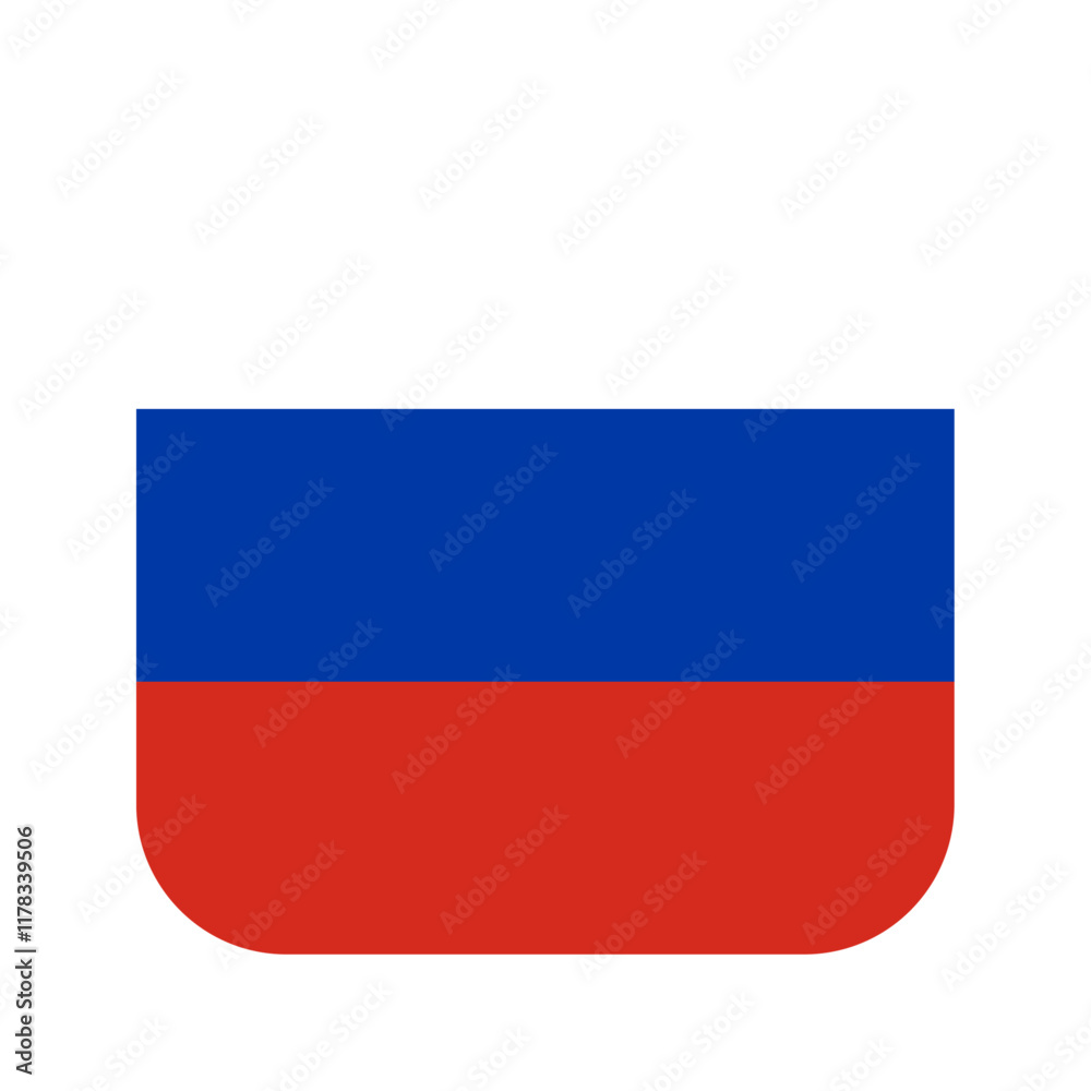 Fototapeta premium Russia flag rounded square icon