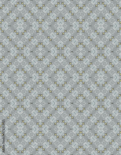 A Retro Spectrum Pattern. Symmetrical Geometric Texture Showcasing Artistic Repetition and Gradient