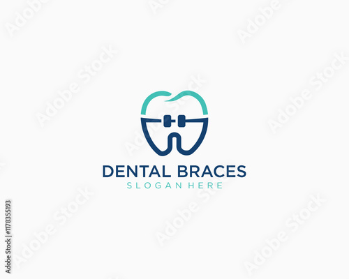 Dental braces logo