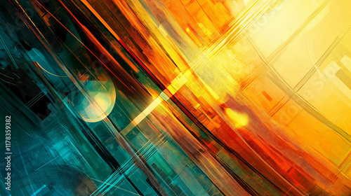 Wallpaper Mural dark Abstract Technology Background with computer Torontodigital.ca