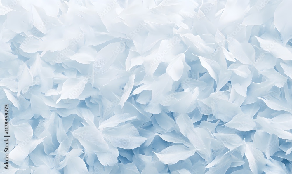 Obraz premium Soft blue pastel petals background texture.